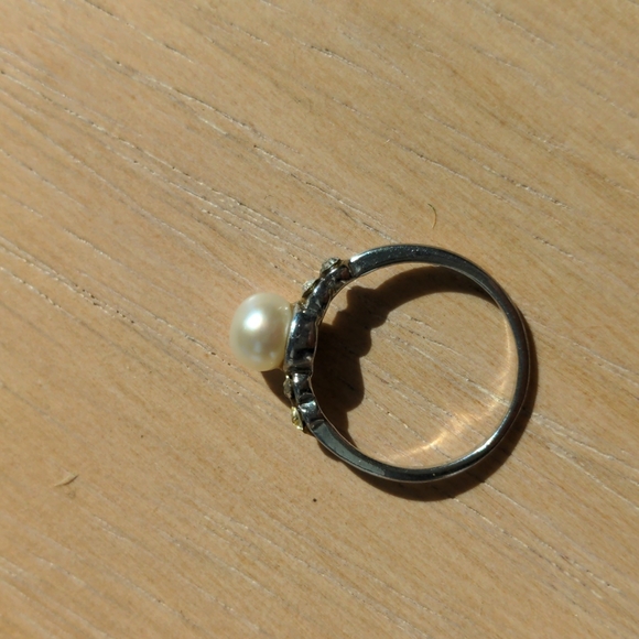 Freshwater pearl ring size 7.5 - Picture 3 of 4